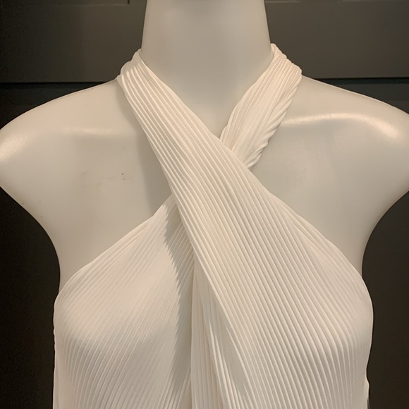 NWT- Rachel Roy Collection Contemporary Pleated Halter top - Picture 5 of 9